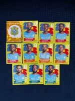 11 Panini Sammelbilder von DR Kongo