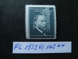 FL 1939 Nr. 143 postfrisch