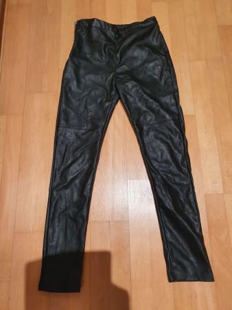 Lederimitat Hose von H&M Gr.152