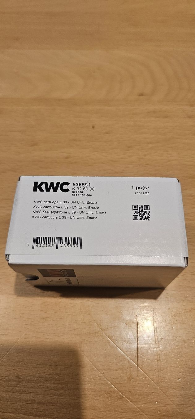 Kwc Rubinetteria: KWC-Steuerpatrone Universal – Nuovo e nell'imballaggio originale da Chur venduto da Sihar 2