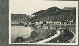 AK sw Le Pont VD et les Lacs, la Dent de Vaulion ≈ 1940