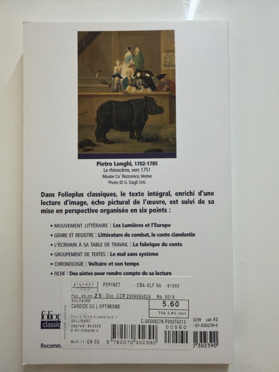 Livres: Voltaire - Candide ou L’Optimisme – Neuf avec emballage d'origine à Clarens par __stj.a 1
