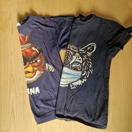 2 T-Shirts Gr. 122-128