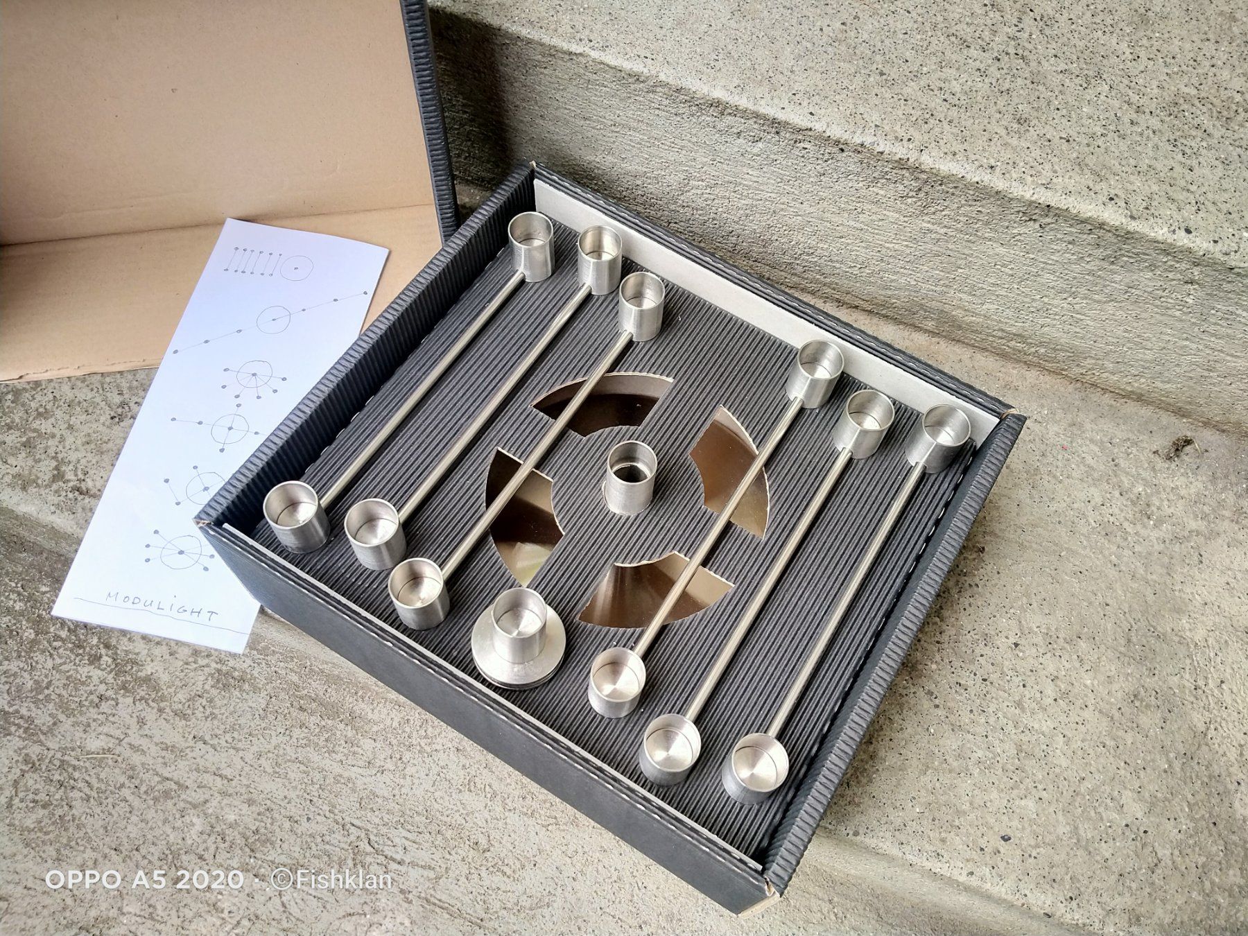 Portacandele: Design Kerzenständer modular / Räumung Flohmarkt – Usato da Küssnacht am Rigi venduto da WorthPoint