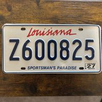 🇺🇸 U.S. Autoschild - Louisiana Z600825 - ORIGINAL