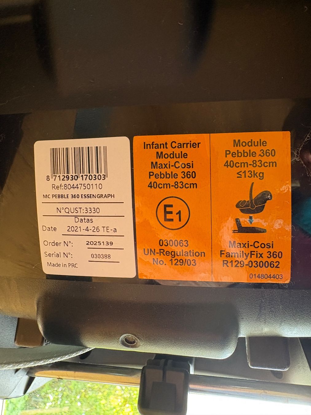 Maxi-Cosi Seggiolini per auto: Maxi Cosi Pebble 360 – Usato da Guntershausen venduto da lea_crq8 9