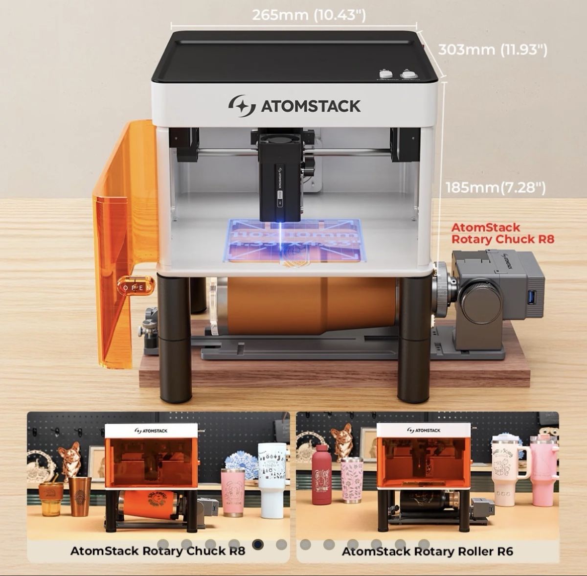 Atomstack Toutes les machines: AtomStack Lasergravierer – Neuf avec emballage d'origine à Dulliken par Erfolgreich05 4