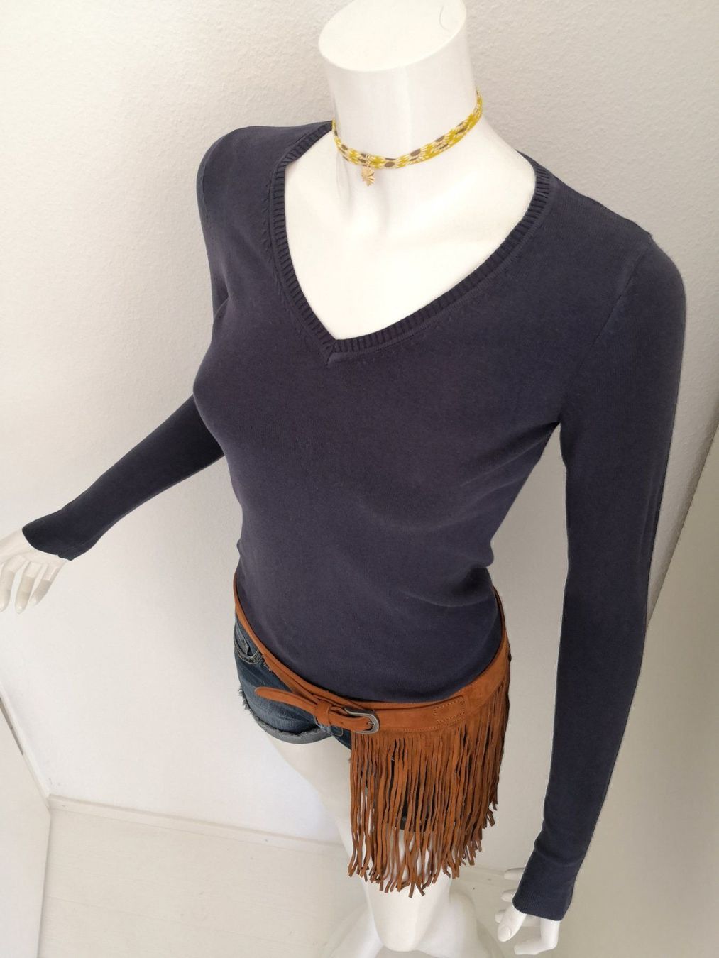 Mango Maglioni & Felpe: 🤩MANGO STRICK PULLOVER DUNKELBLAU V-SCHNITT NEU & D&G P. – Nuovo (secondo la descrizione) da Olten venduto da Naja-Twins-Twins 7