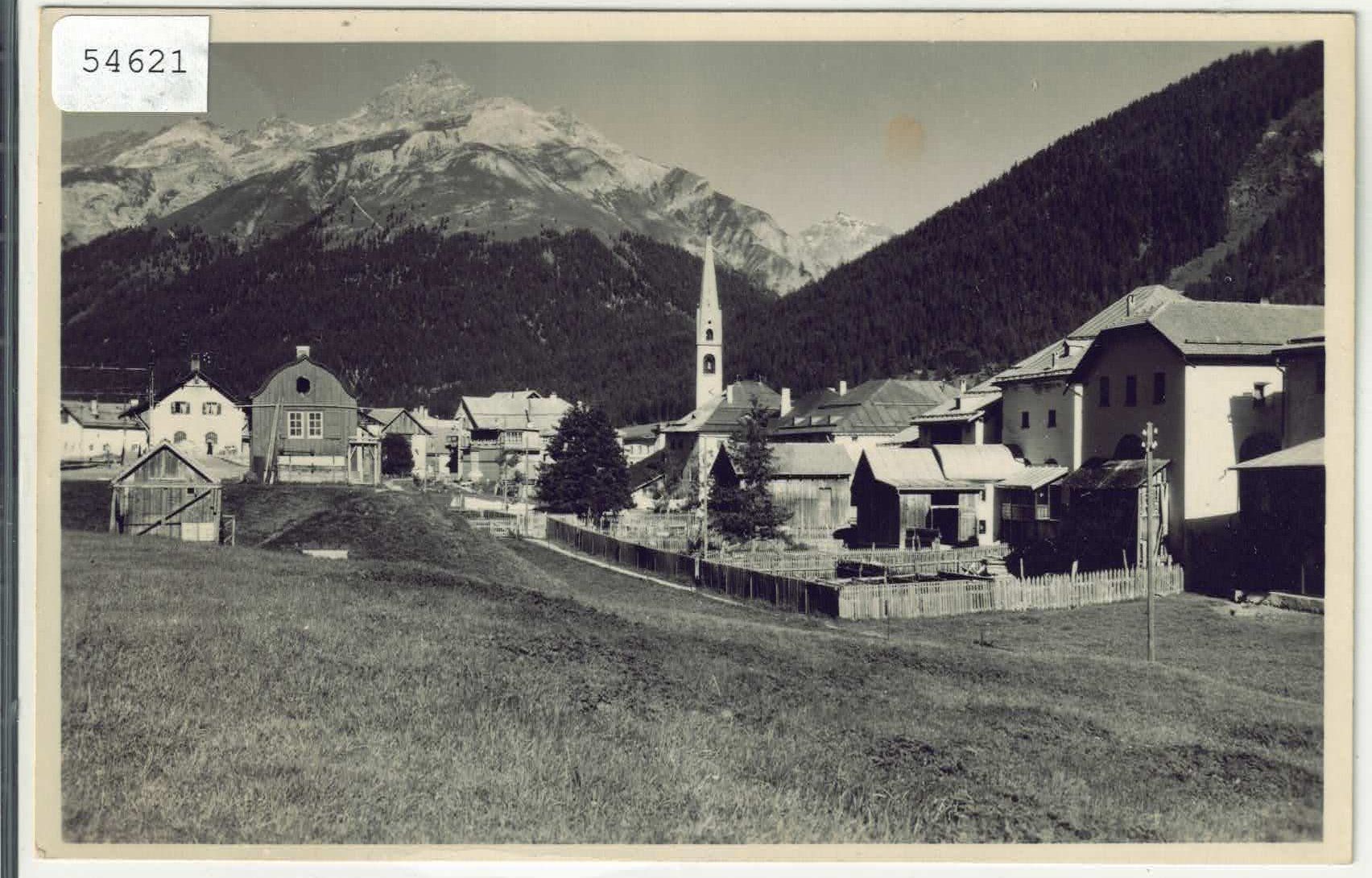 Cartoline postali: Scanfs mit Piz D'Esen - Engadin – Usato da Ettingen venduto da Kartenplanet