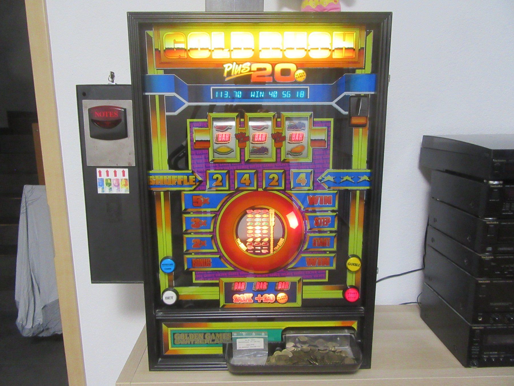 Spielautomaten: Gold Rush +20 machine à sous – Gebraucht aus Malleray von Jetro1 1