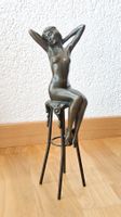 Magnifique statue en bronze vintage signée