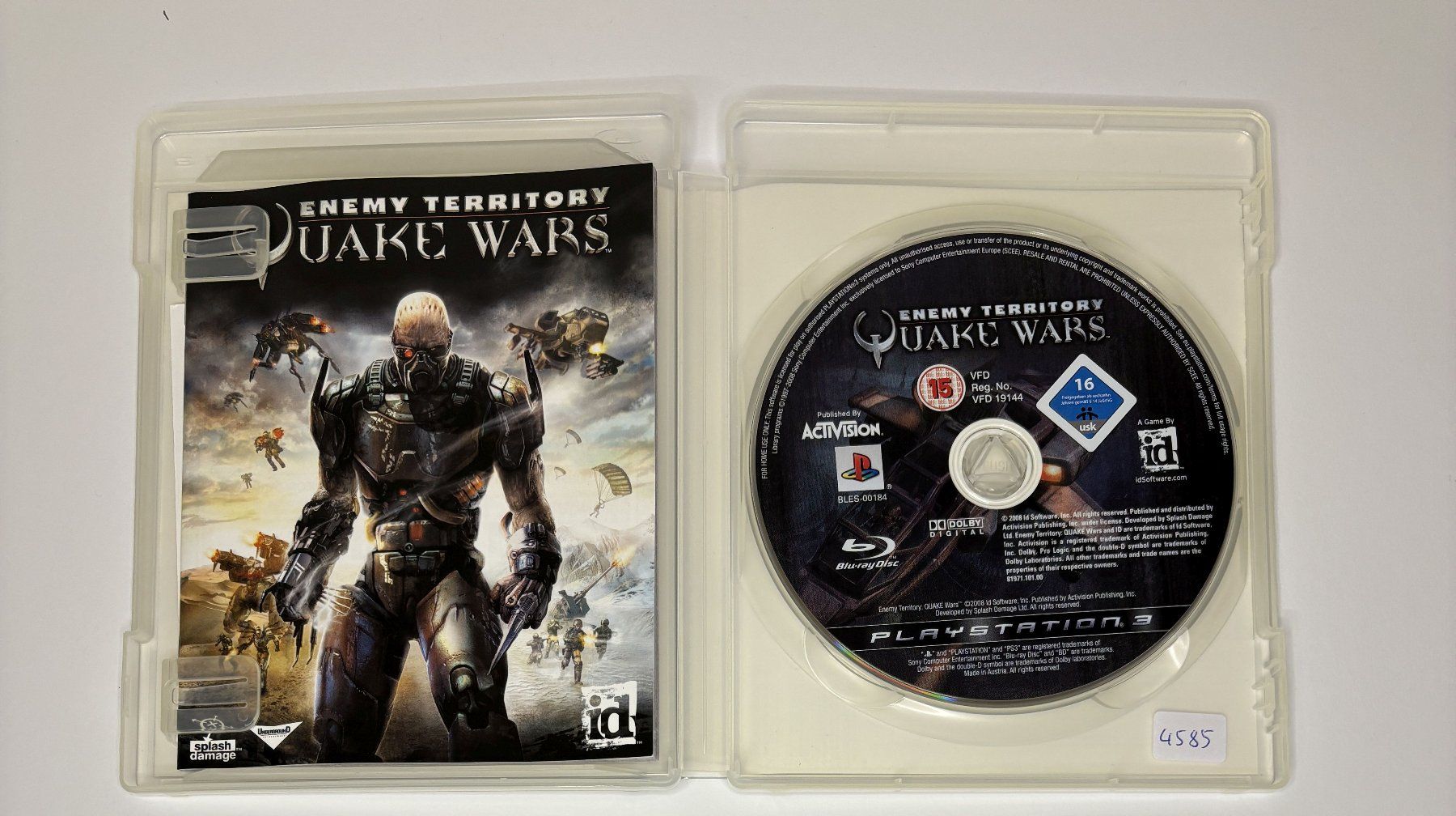 Giochi: PS3 - Enemy Territory: Quake Wars – Usato da Allschwil venduto da Bullach 1