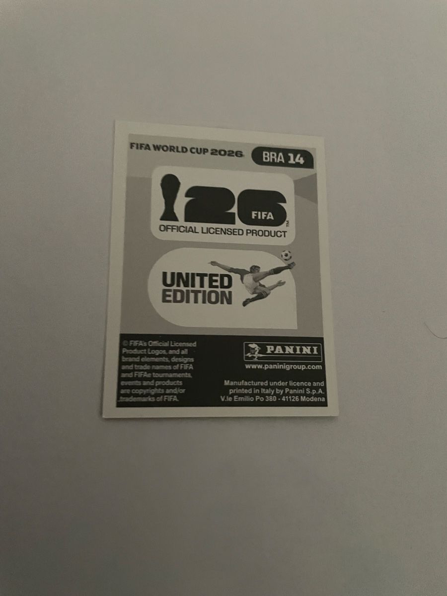 Panini Carte collezionabili: FIFA WM 2026 Vinícius Junior BRA 14 – Nuovo (secondo la descrizione) da Winterthur venduto da Cobraforce 1
