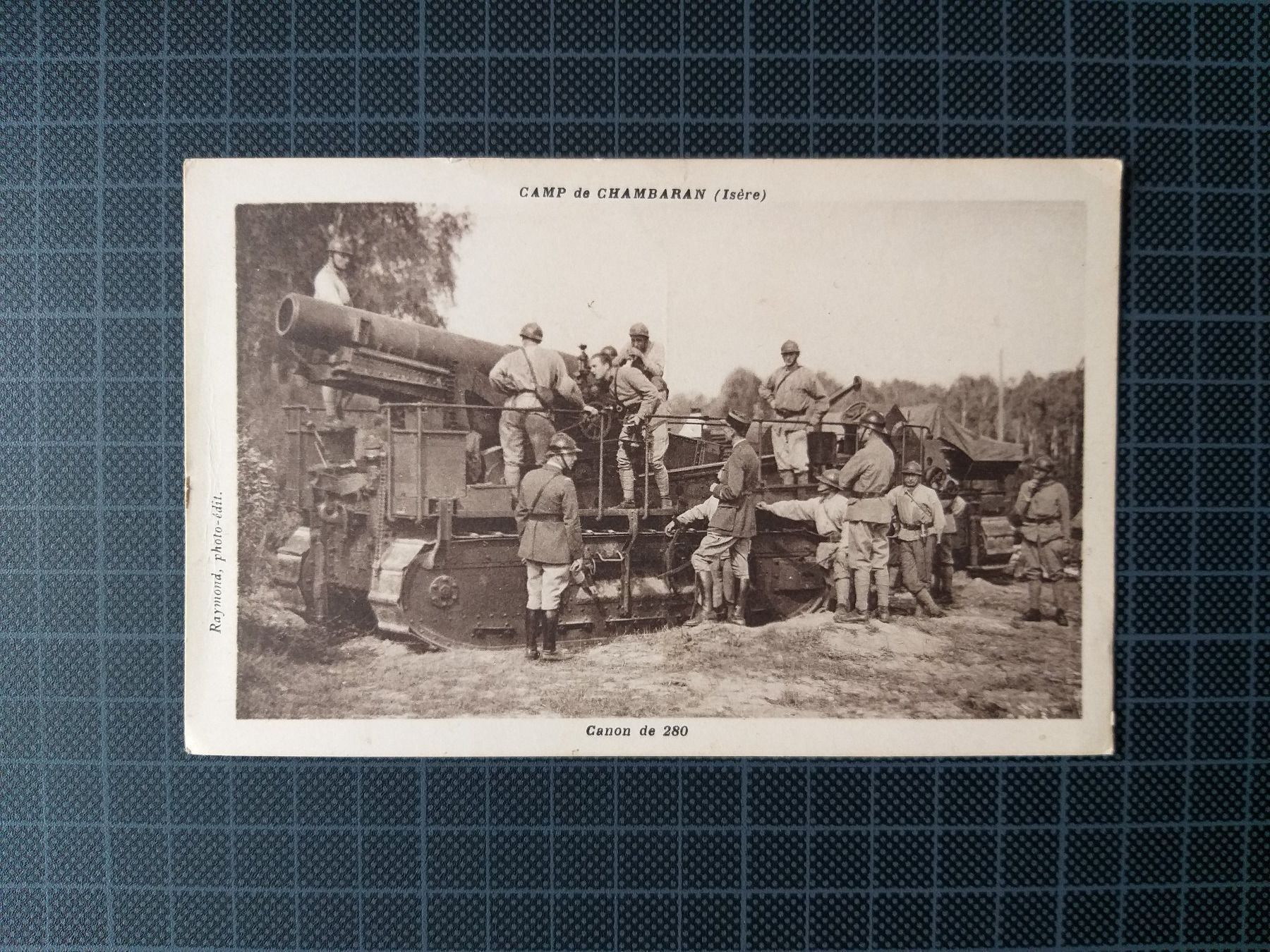 Uniformi: Postkarte Canon de 280 – Usato da Bauma venduto da SwissMilitaria