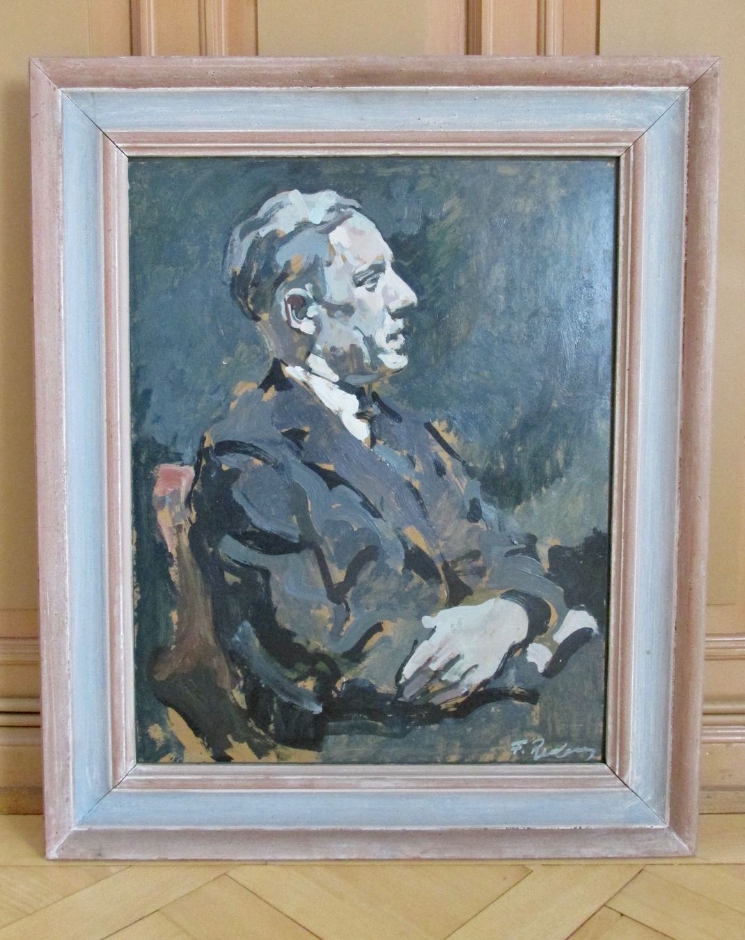 Tableaux: Ölbild: Portrait eines Herrn 1932 / Franz Rederer – D'occasion à Winterthur par mat_q5d5