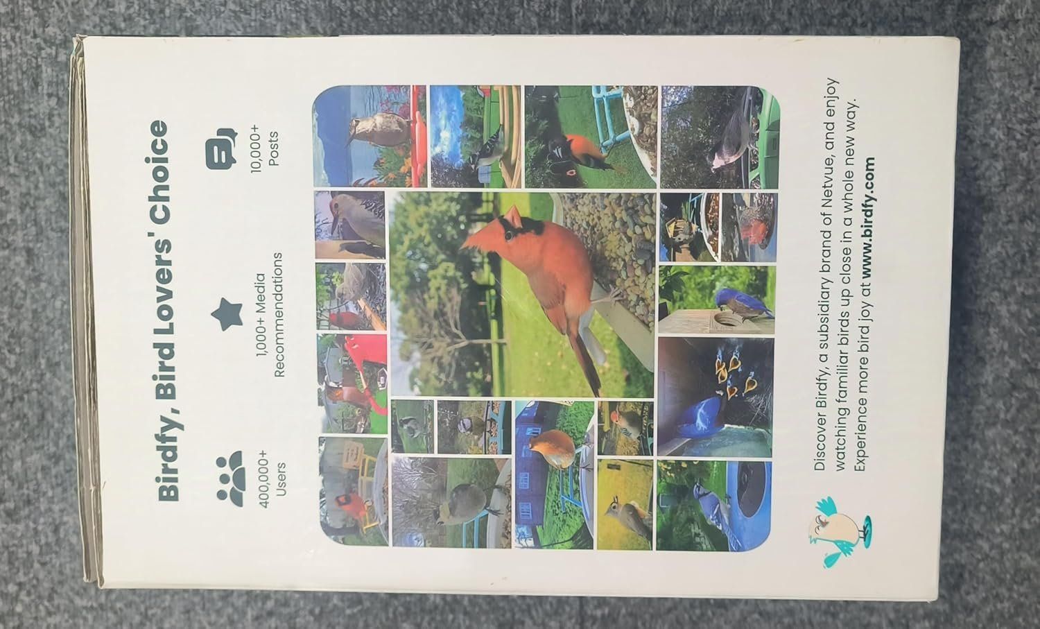 Casette per uccelli: Vogelfutterhaus Kamera Solar KI-Erkennung 1080P App – Nuovo e nell'imballaggio originale da Hallau venduto da Sale50OFF 4