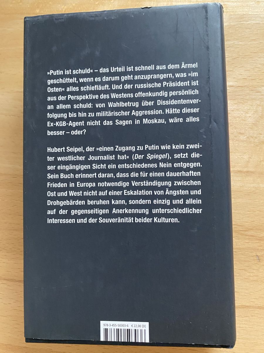 Libri: Putin / Innenansichten der Macht - Hubert Seipel – Usato da Schwarzenburg venduto da Michellu 1