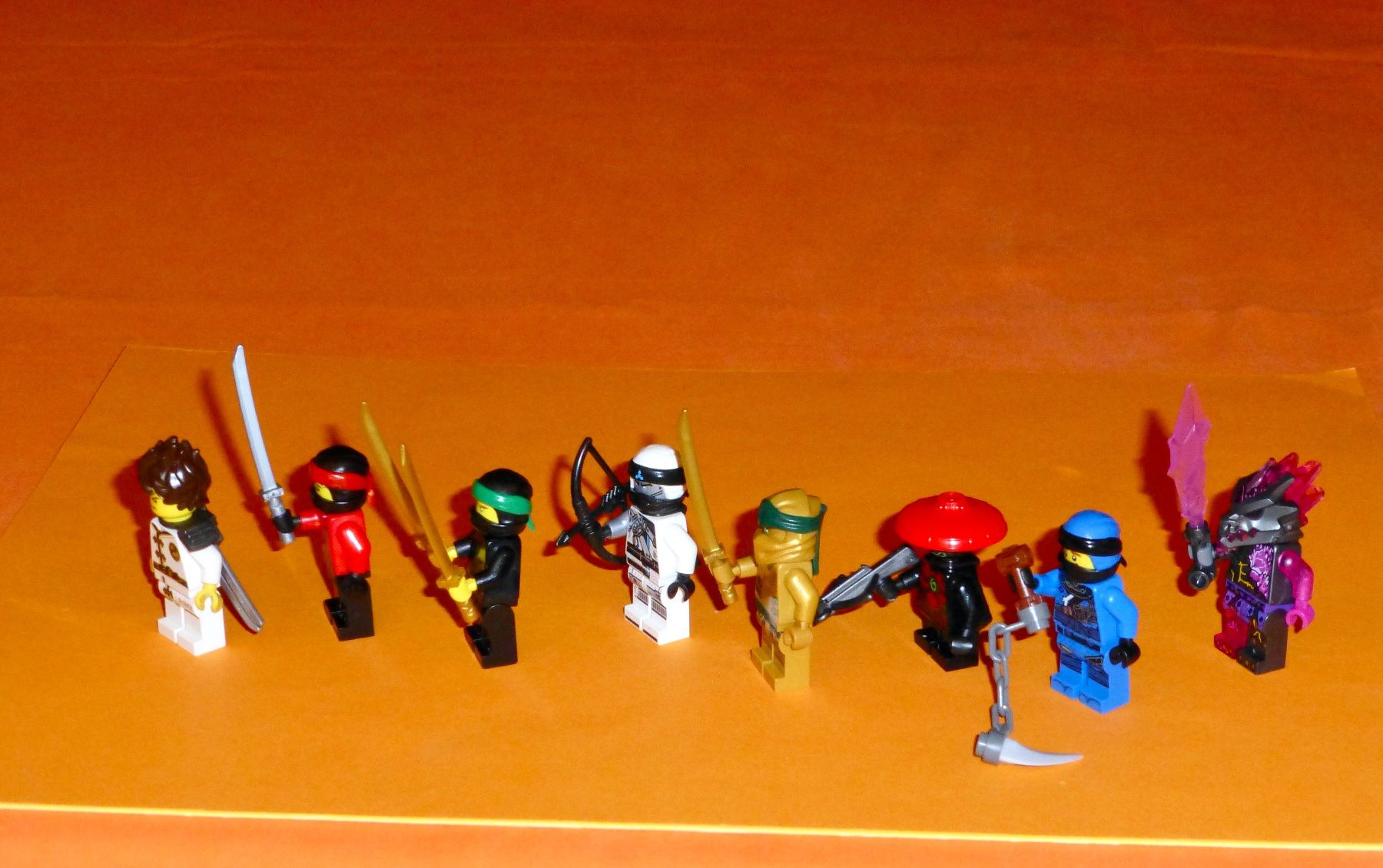 Lego Giocattoli: Lego Ninjago / 8 Minifiguren plus Waffen – Usato da Langnau am Albis venduto da Maugli 2