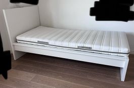 ✨SUPER LIT SIMPLE / D’ADO AVEC MATELAS 90 x 200cm - BON ÉTAT
