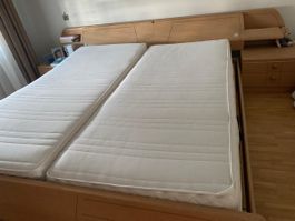 Elektonisches Bett auf linken Seite