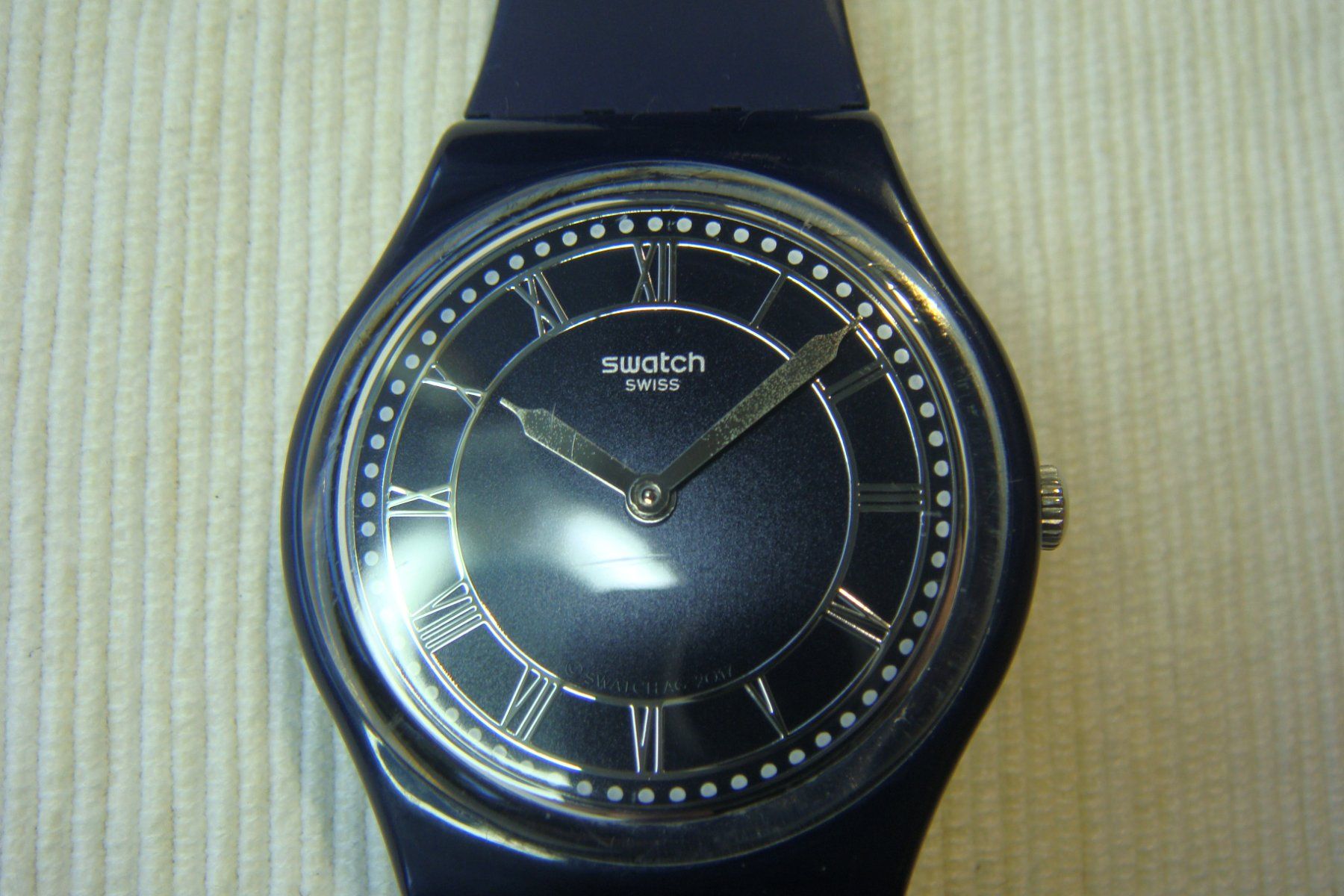 Swatch Orologi: Swatch dunkelblau – Usato da Emmenbrücke venduto da kuhn4951