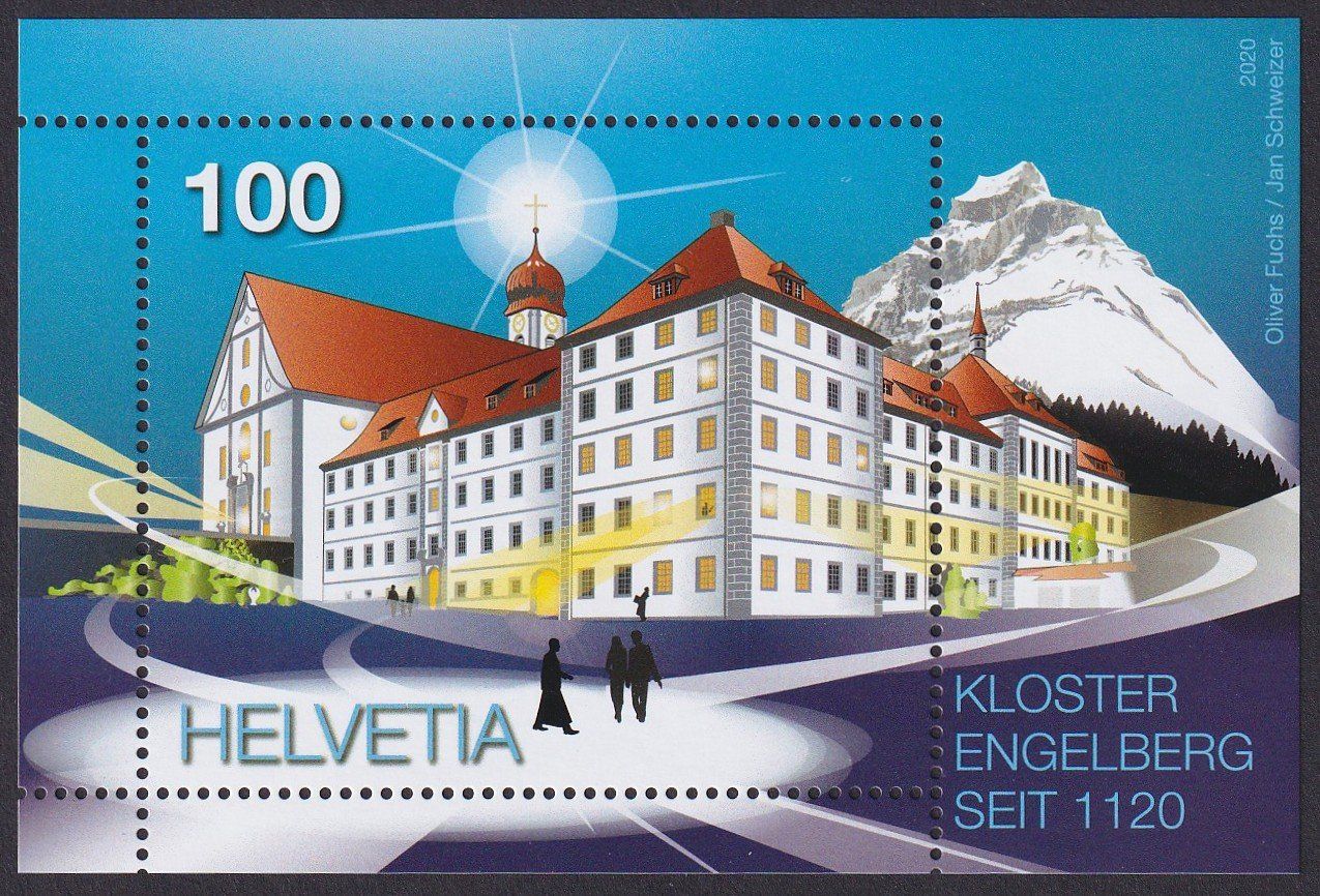 Tutti i francobolli: 2020, Kloster Engelberg OW Block Nr. 1764 postfrisch ** – Nuovo (secondo la descrizione) da Ebikon venduto da SilvioFreund