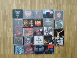 24 CDs de Métal 