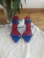 Damenschuhe Sandalen Schnürung blau Grösse 36