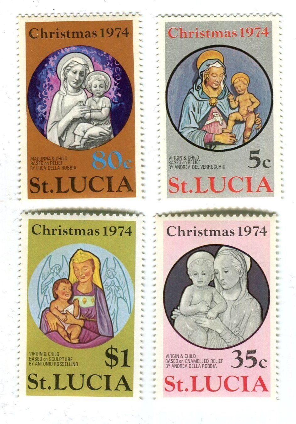 Alle Briefmarken: Briefmarken "Weihnachten". St. Lucia. – Neu und originalverpackt aus Basel von Butsch5
