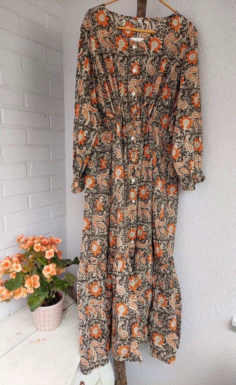 Vestiti: Maxi dress Hand block print – Nuovo e nell'imballaggio originale da Chiasso venduto da Pat_chuli