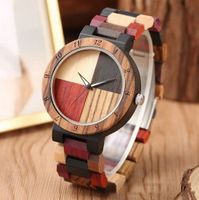 Quarz-Armbanduhren aus Holz Bohemio - Montre en bois