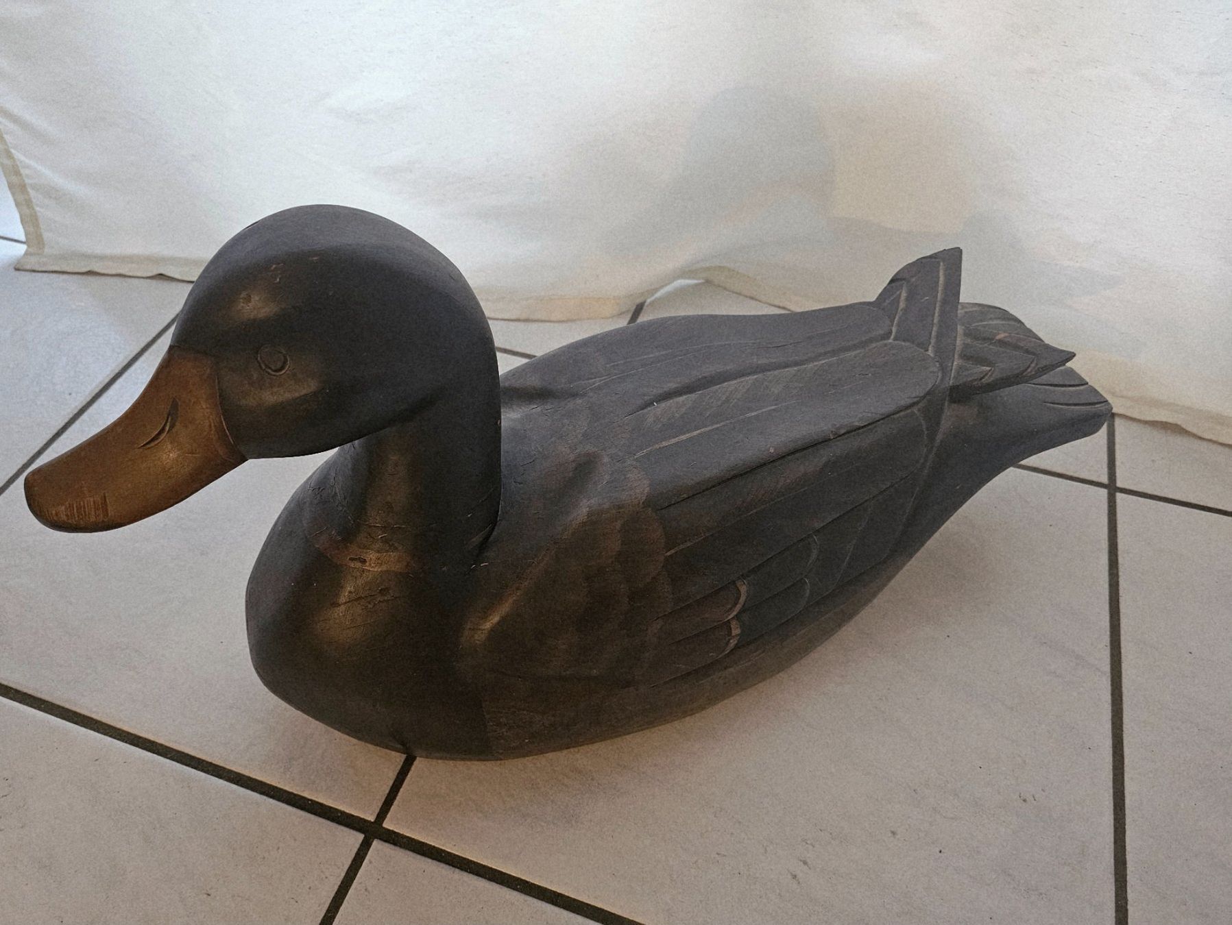 Tutte le decorazioni: Holz-Ente Deko, dunkle Farbe – Usato da Pfyn venduto da Allround-Stephan