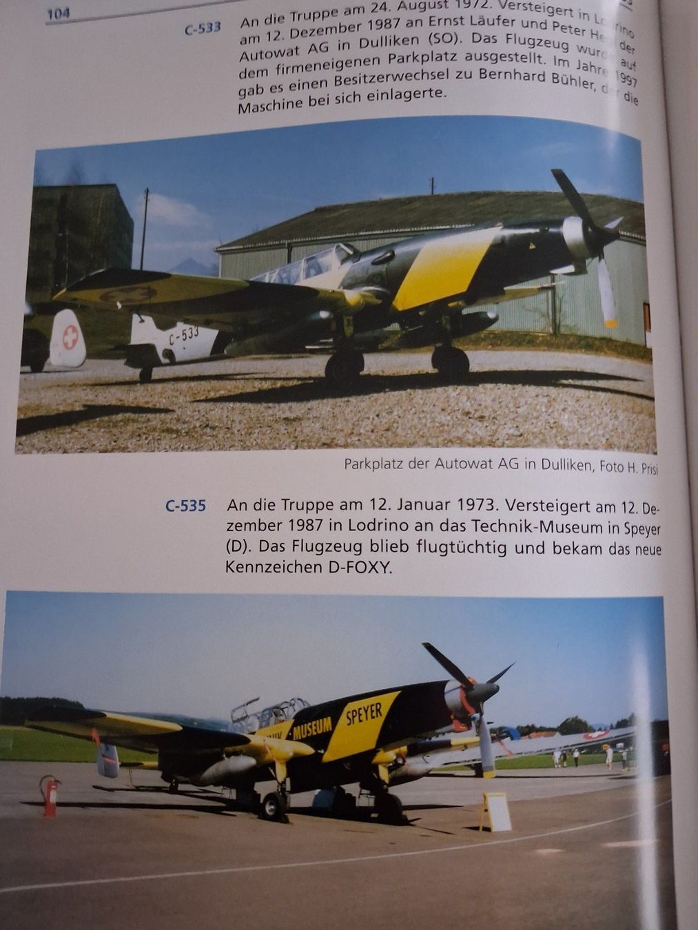 Livres: C-36 eine Schweizer Flugzeug-Eigenentwicklung Hans Prisi – D'occasion à lyss par re-mo01 5