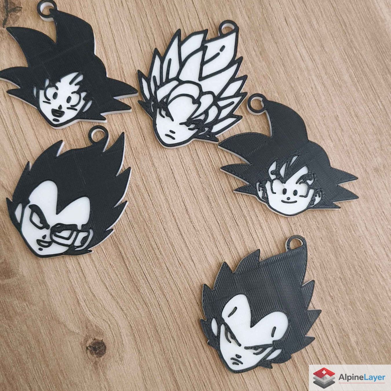 Portachiavi: Dragon Ball - Vegeta Keychain - 3D Printed – Nuovo (secondo la descrizione) da Losone venduto da AlpineLayer 1