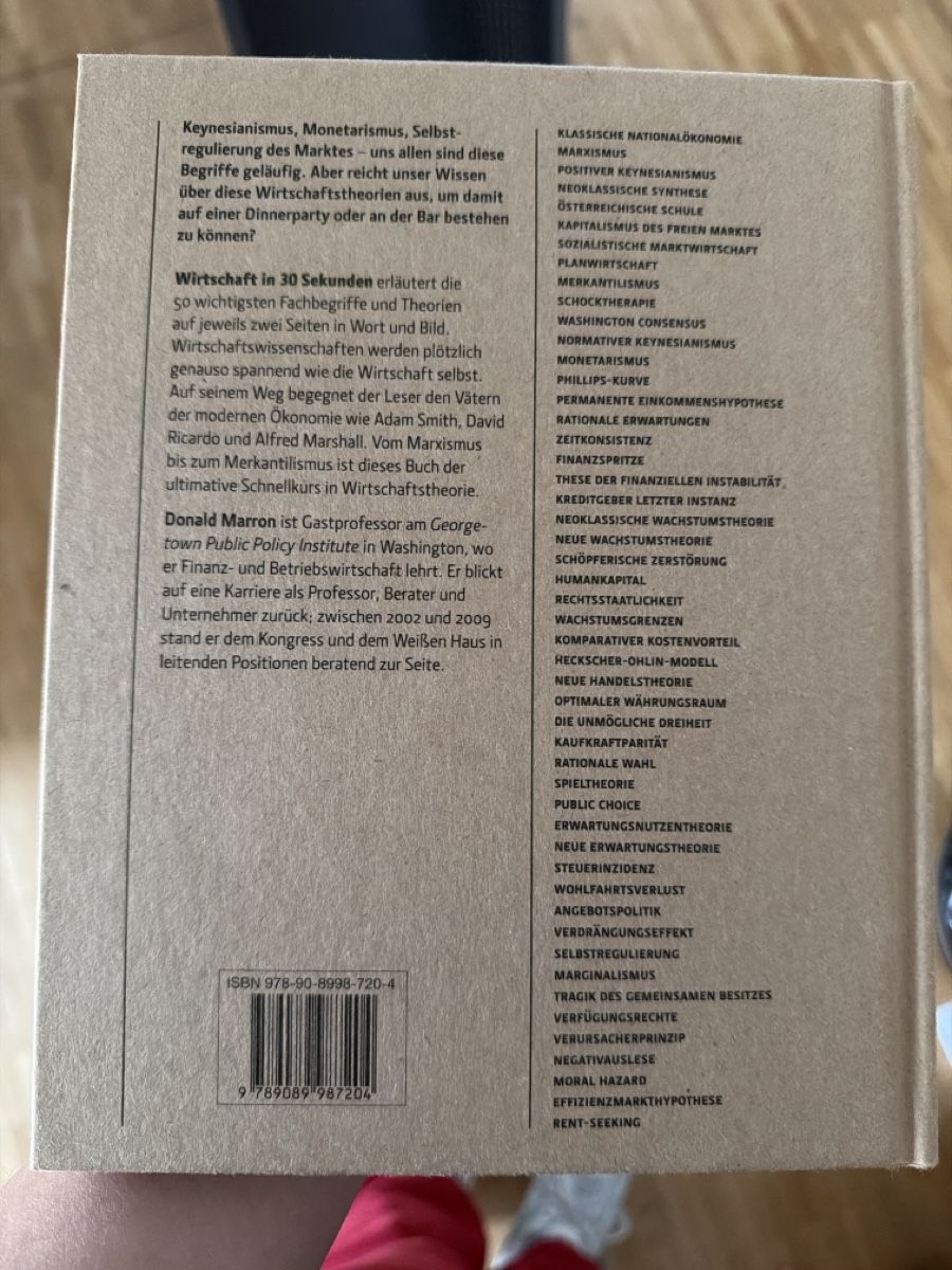 Libri: Wirtschaft in 30 Sekunden – Nuovo (secondo la descrizione) da Frutigen venduto da leonie.2000 1