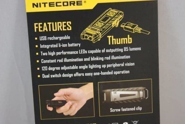 Lampade: Nitecore Thumb USB LED – Nuovo e nell'imballaggio originale da Arbon venduto da Helmuth 1