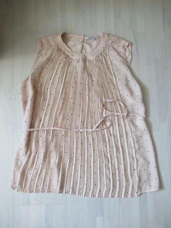 mint & berry Damen Bluse leicht Rosa Punkte Grösse 36
