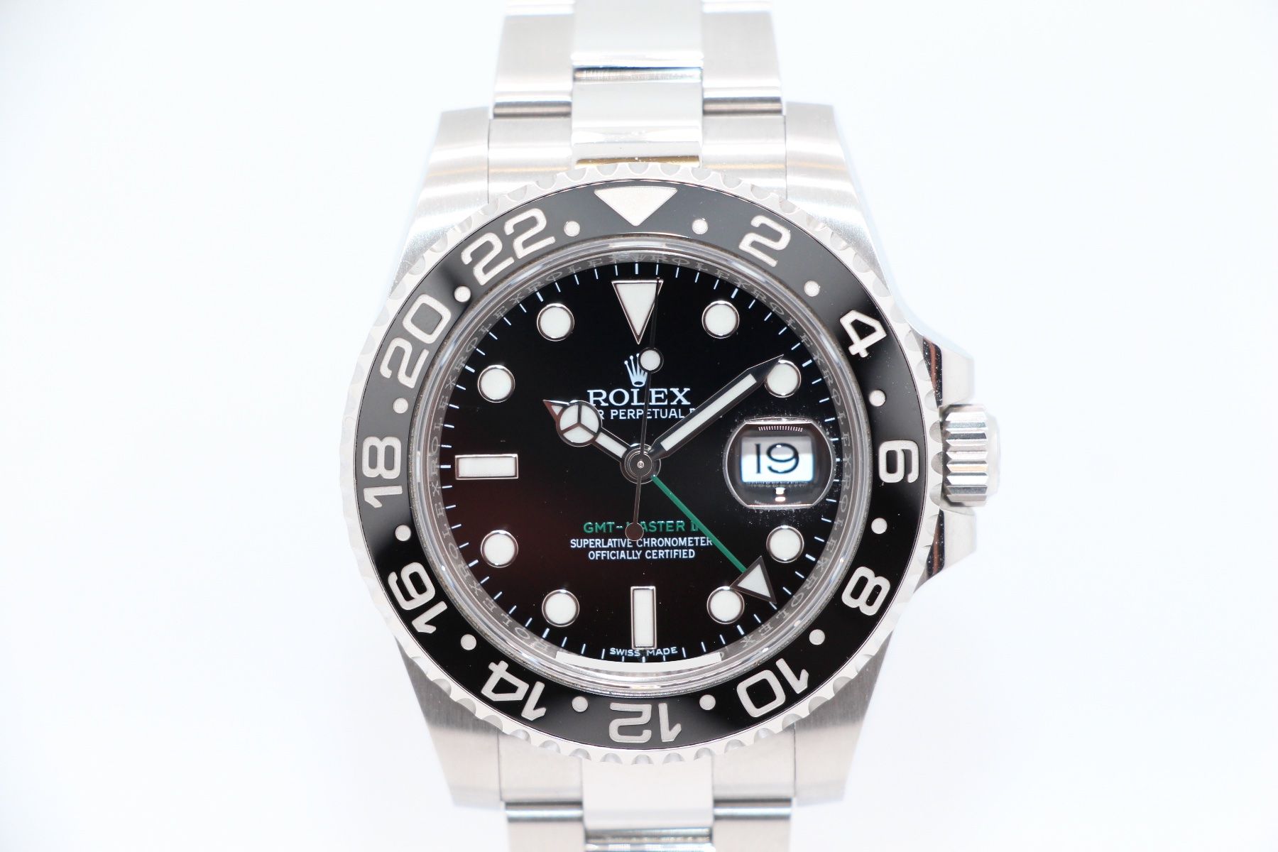 Rolex Orologi: Rolex GMT-Master II Ref. 116710LN, Full-Set, 1. Hand – Usato da Zug venduto da eMDi_Collection