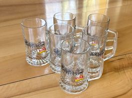 Bierhumpen Hürlimann 6 Stk.