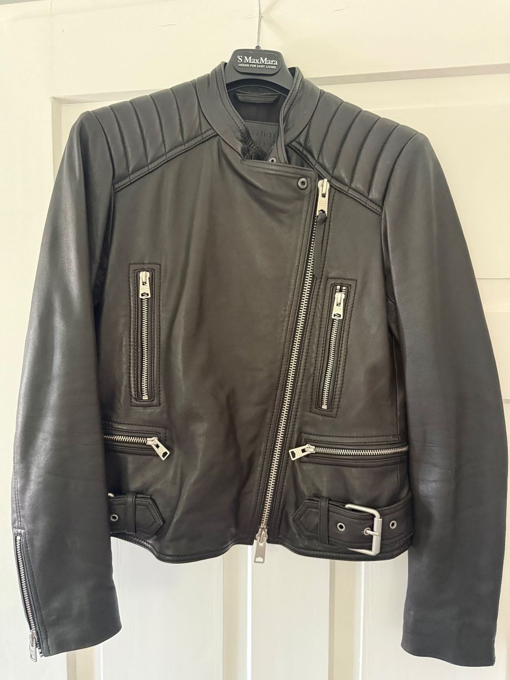 Allsaints Jacken: AllSaints Lederjacke Damen Schwarz Grösse 38 – Gebraucht aus Horgen von tsp_qr5b