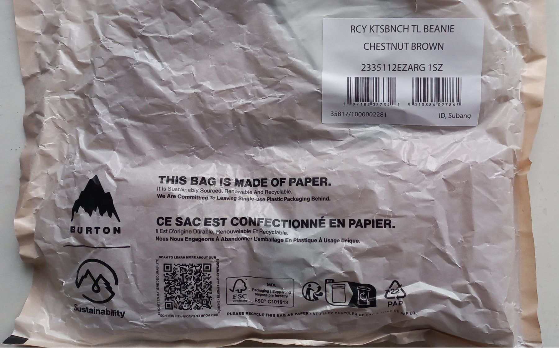 Copricapi, berretti & cappellini: Burton Beanie – Nuovo e nell'imballaggio originale da Beckenried venduto da Wmarcie 4