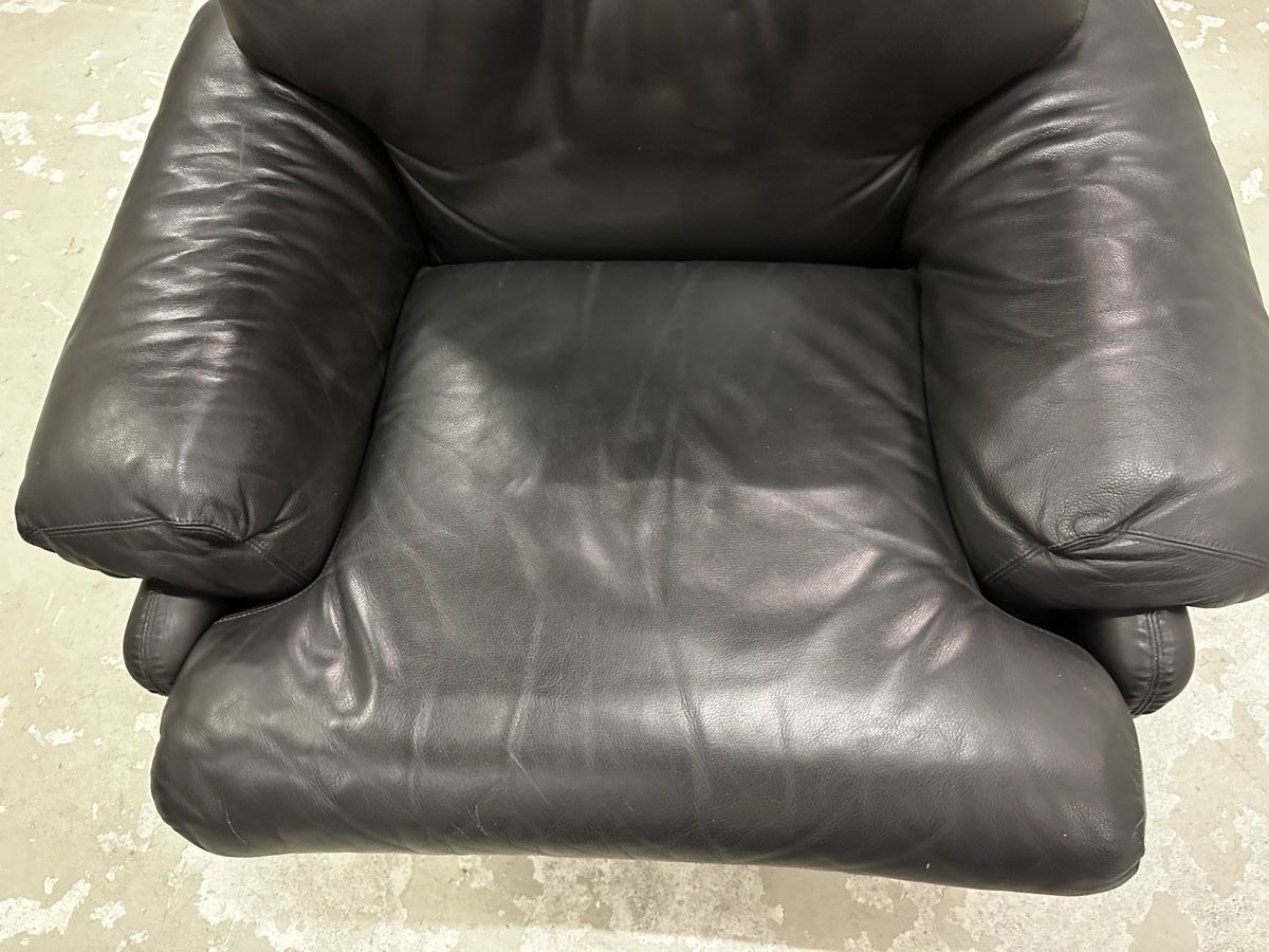 B&B Italia Poltrone: Ledersessel / Fauteuil schwarz – Usato da Chur venduto da Sim7000 5