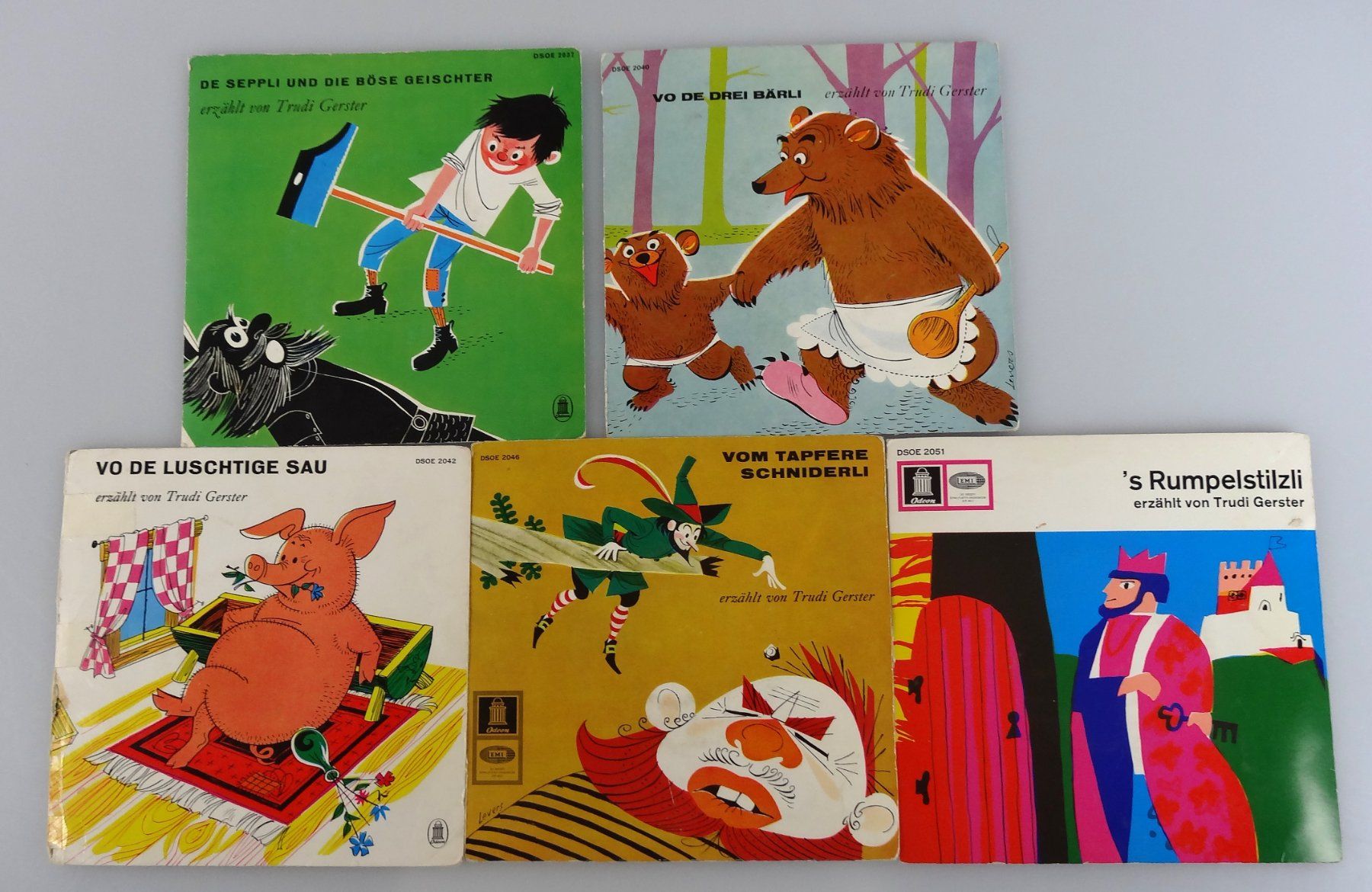 Dischi in vinile: Vinyl-Singles Märchen Trudi Gerster Lot 2 – Usato da Rüti ZH venduto da Restwert_Rueti_ZH 4