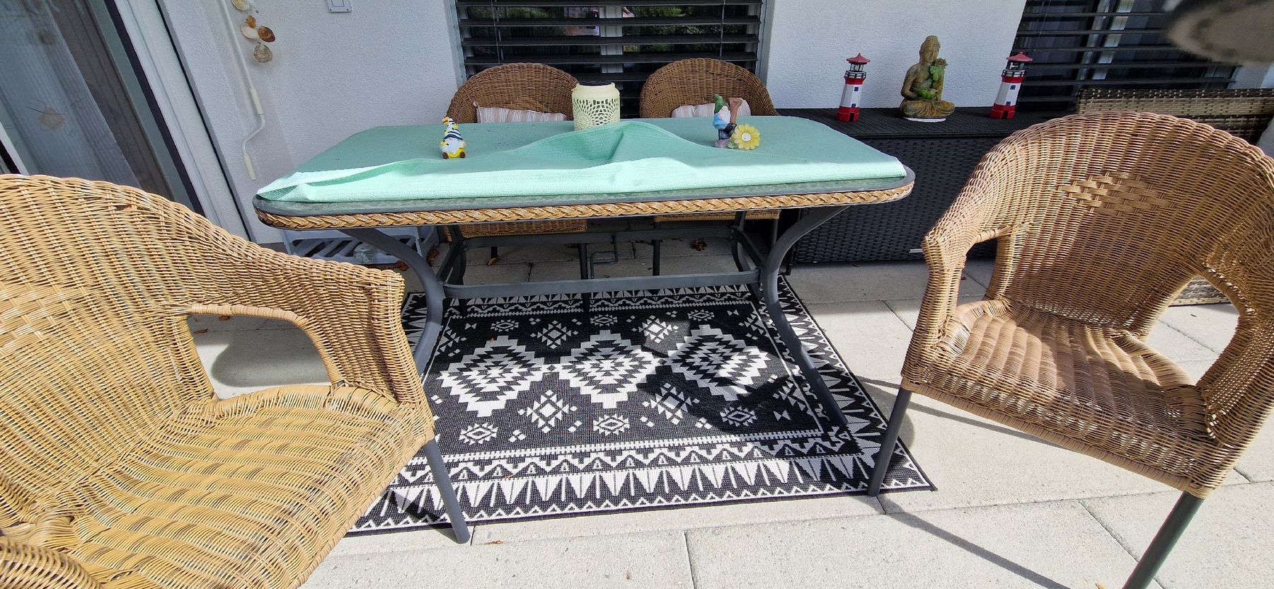 Tischset: Garnitur für Garten, Terrasse oder Wintergarten  – Gebraucht aus Engelburg von schaeka 1