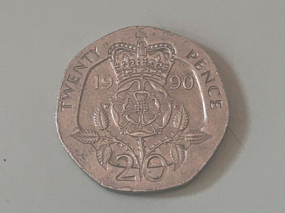 Tutti le monete: 20 pence britannici 1990 – Usato da Giubiasco venduto da LorisVale
