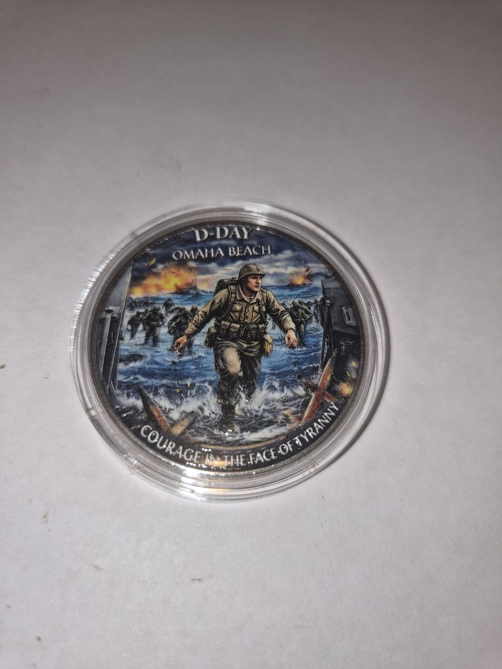 Tutti le monete: Pièce commémorative D-Day Omaha Beach – Nuovo (secondo la descrizione) da Senèdes venduto da hen_fw8b