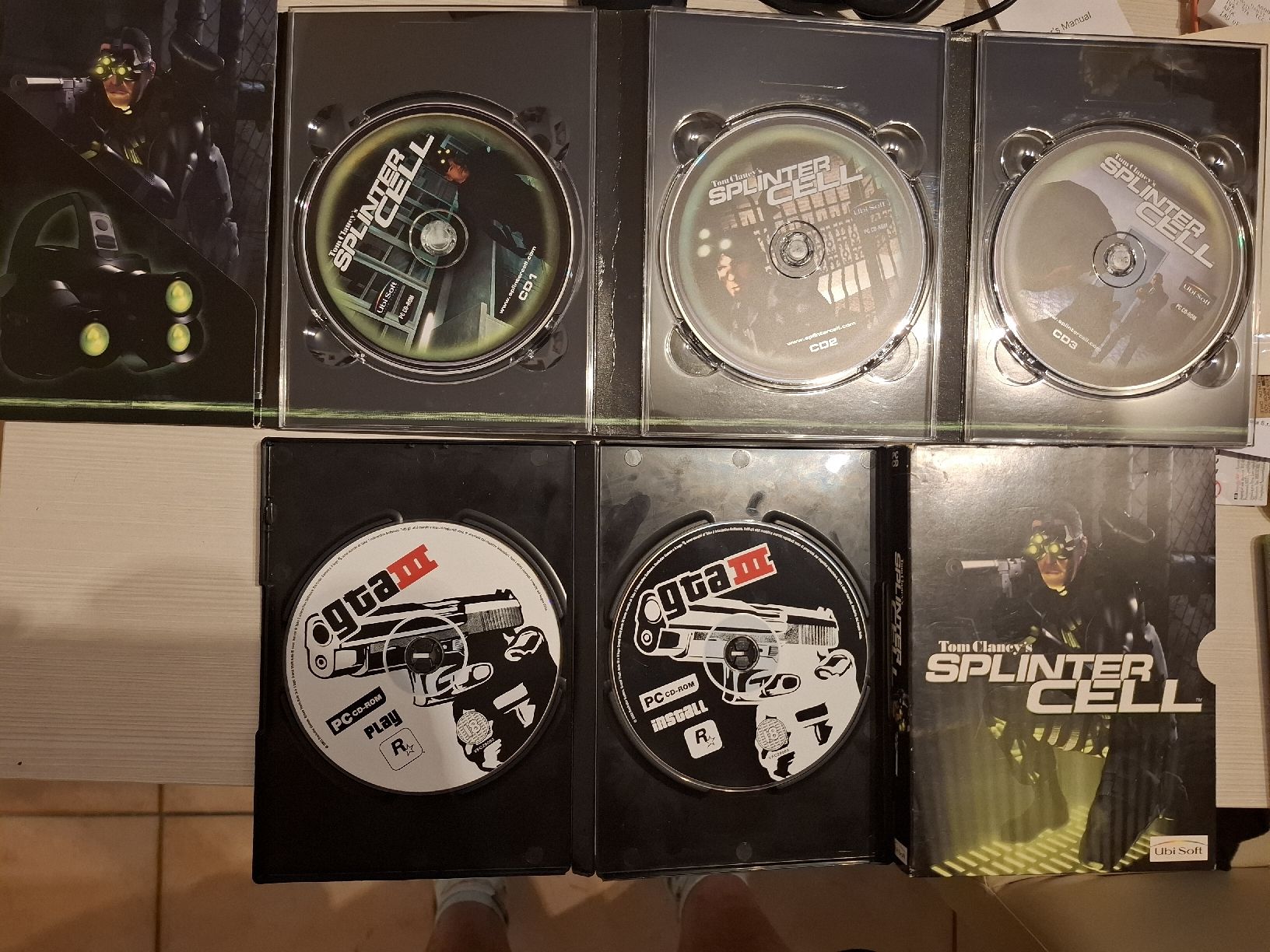 Spiele: Splinter Cell & Gta III PC – Gebraucht aus Monte Carasso von Buttefly