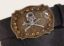 Piraten Gürtel - Totenkopf - 122 —> NEU!
