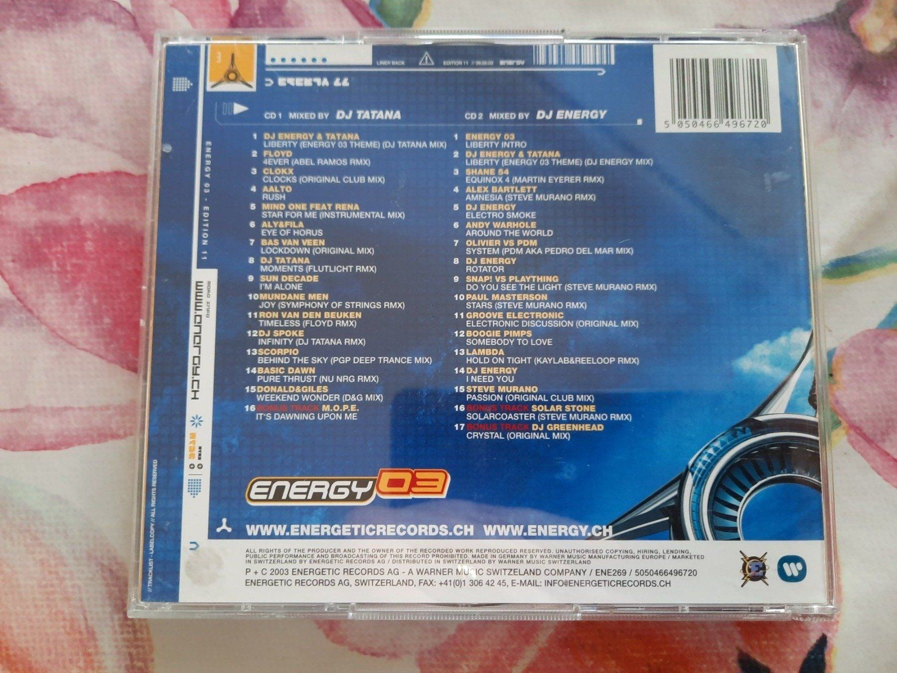 CDs: CD Energy 03 - DJ Tatana & DJ Energy – D'occasion à Pully par bro_n52j 1