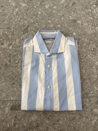 Hemd BRUNELLO CUCINELLI gestreift Grösse XL Slim Fit